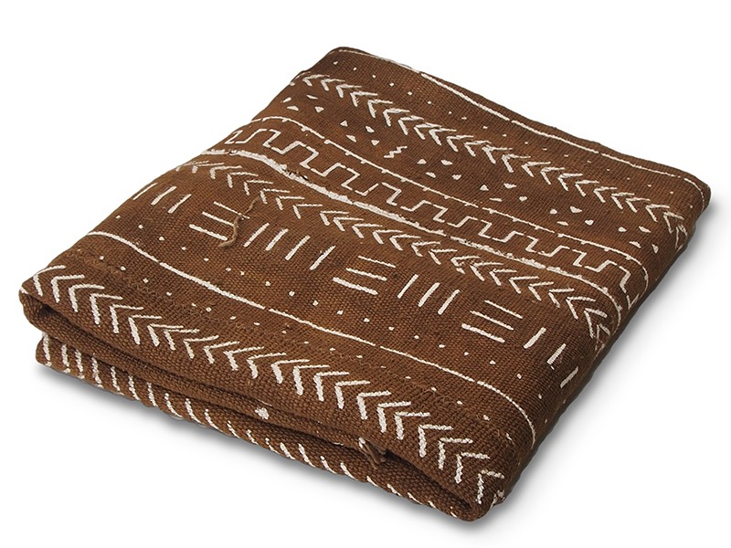 Hazelnut Brown Bogolan Mud Cloth Hazelnut Brown Bogolan Mud Cloth